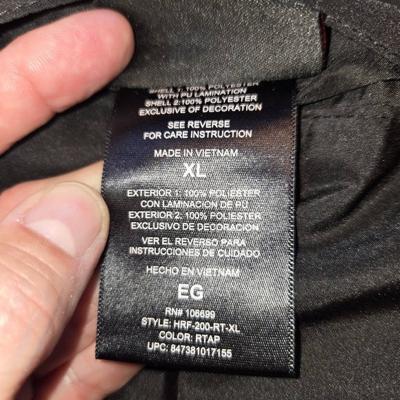 Habitat Hunting Camo Lined Zip Up‎ Fleece Jacket Men's Size XL - Picture 6 of 11